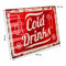 Muurplaat Alexandra House Living Cold Drink Ijzer 59 x 1 x 40 cm