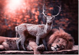 Muurrechthoek the king 42 x 60 cm