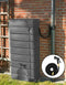 Muurtank 320 liter antraciet + Gratis Tuinslang set