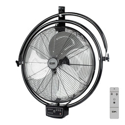 Muurventilator EDM 33520 Zwart 120 W industrial Plafond