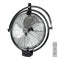 Muurventilator EDM 33520 Zwart 120 W industrial Plafond