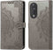 iMoshion Hoesje Geschikt voor Honor 90 Pro Hoesje Met Pasjeshouder - iMoshion Mandala Bookcase - Grijs