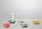 Muuto Float - Kandelaar - Groen
