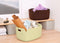 Muuto Restore basket - Opbergmand - 35x48xh23 cm - beige groen