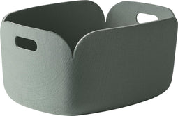 Muuto Restore basket - Opbergmand - 35x48xh23 cm - Dusty Green