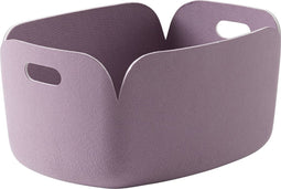 Muuto Restore basket - Opbergmand - 35x48xh23 cm - Dusty lilac