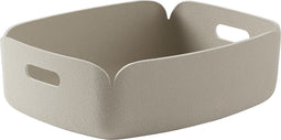 Muuto Restore Tray opbergbak - 32x39xh12 cm - Zandgrijs