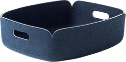 Muuto restore tray opbergbak midnight blauw