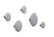 Muuto The Dots Hout Grijs set van 5