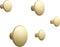Muuto - The Dots - Kapstok - Metal - Brass - Set 5 stuks