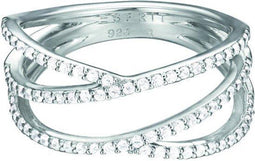 Esprit Ring Brilliance - Minimalistische ring - Zilver - Maat 16.00 mm