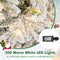 Coast kunstkerstboom 210 cm - geflockt winterdesign - 1684 takpunten - 300 warmwitte ledlampjes