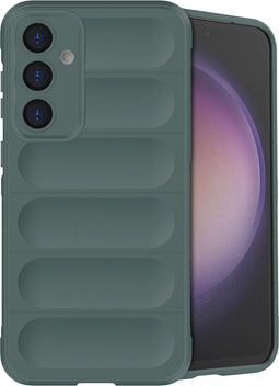 imoshion Hoesje - Geschikt voor Samsung Galaxy S23 FE - EasyGrip Backcover - Donkergroen