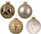 Kerstbal glas d8 cm parel/goud ass kerst