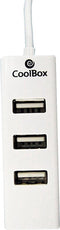 3-Port USB Hub CoolBox HUBCOO190 White