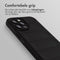 imoshion Hoesje - Geschikt voor iPhone 12 Pro Max - EasyGrip Backcover - Zwart