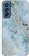 Selencia Hoesje Geschikt voor Samsung Galaxy S21 FE Hoesje - Selencia Maya Fashion Backcover - blauw