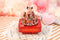 Muziekdoosje DIY 3D Houten Puzzel Circus Troupe Tone-Cheer, TQ047, 14x14x16cm