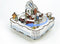 Muziekdoosje DIY 3D Houten Puzzel, Snow Train, Tone-Cheer, TQ058, 14x14x12,2cm