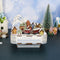 Muziekdoosje DIY 3D Houten Puzzel, Snow Train, Tone-Cheer, TQ058, 14x14x12,2cm