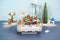 Muziekdoosje DIY 3D Houten Puzzel, Snow Train, Tone-Cheer, TQ058, 14x14x12,2cm