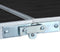 vidaXL - Campingtafel - inklapbaar - 240x60 - cm - aluminium - grijs
