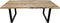 Eettafel SoHo - 160x90 cm - acacia/ijzer