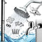 tectake® Buitendouche Ofanto - Solar - 35L - Warm Water tot 60°C - Zwart/Zilver