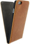 Mobilize MOB-MFCBR-IPH6P - Flip cover - Krasbestendig - Bruin