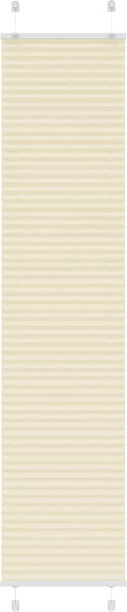vidaXL - Plissé - rolgordijn - 40x200 - cm - stofbreedte - 39,4 - cm - polyester - crème