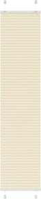 vidaXL - Plissé - rolgordijn - 40x200 - cm - stofbreedte - 39,4 - cm - polyester - crème