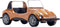 Wiking 003411 H0 Auto Volkswagen Buggy - koper-metallic