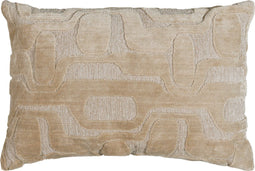 Woood Kussen Yago - Katoen - Naturel - 40x60x10