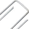 vidaXL - Grondharingen - 25 - st - U-vormig - 15x3,5 - cm - gegalvaniseerd - staal