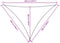 vidaXL - Zonnescherm - driehoekig - 5x5x6 - m - oxford - stof - bruin