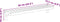 vidaXL - Wandrek - 62x10x12,5 - cm - Massief - Hout - Notenhout