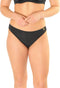 Iconic Bottom - Brazilian - Gouden hangertje - Zwart (XL)