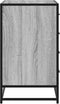 vidaXL - Ladekast - 70x41x70 - cm - bewerkt - hout - grijs - sonoma - eikenkleurig