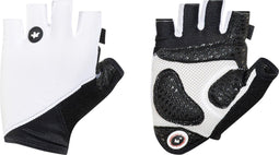 assos summerGloves_S7 fietshandschoenen wit/zwart Maat XL