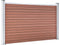 vidaXL - Schutting - 872x106 - cm - HKC - bruin