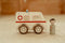 Little Dutch - Houten Ambulance - Inclusief verpleegkundige - Wit