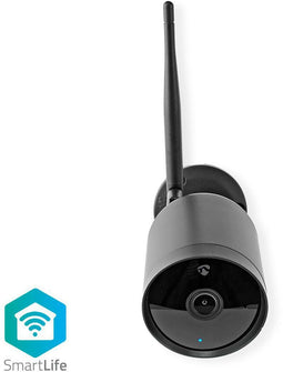 Nedis WiFi Smart Outdoor IP-camera - Full HD 1920x1080 - Waterdicht IP65 - Metalen behuizing