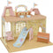 Sylvanian Families 5316 baby creche kasteel- piano- glijbaan- schommel- tafel