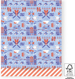 House of Products - Cadeauzakjes - Cadeauzakjes Holland - Oranje - 27 x 34 cm - 200 stuks