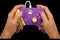 PowerA NSGP0092-01 - Gamecontroller - Toewijsbare knoppen 3,5 mm audio - Geel Paars Rood