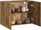 vidaXL - Hangkast - Lyon - 80x31x60 - cm - bewerkt - hout - gerookt - eikenkleurig