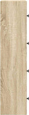 vidaXL - Boekenkast - 40x24x102 - cm - bewerkt - hout - betongrijs