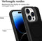 iMoshion Hoesje Geschikt voor iPhone 14 Pro Max Hoesje - iMoshion Rugged Hybrid Carbon Case Geschikt voor MagSafe - Zwart