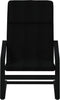 Relaxstoel stof zwart