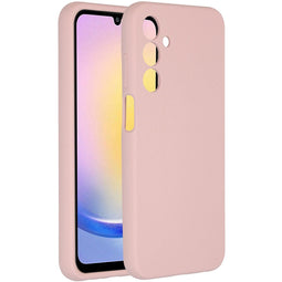 Accezz Samsung Galaxy A25 (5G) - Liquid Silicone Backcover - Schokabsorberend - Roze
